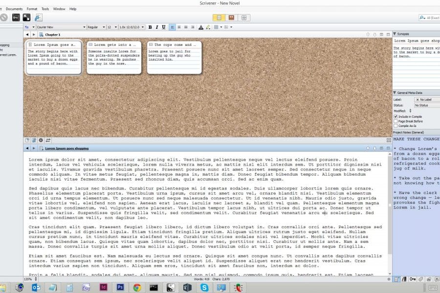 How to use Scrivener